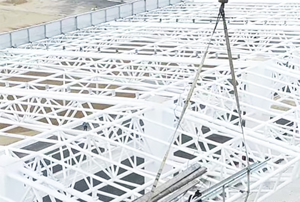 固始奥林匹克体育中心工程项目使用帷顶金属立边双咬合铝镁锰屋面板